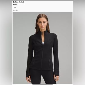 *NEW* Lululemon define jacket *Luon
